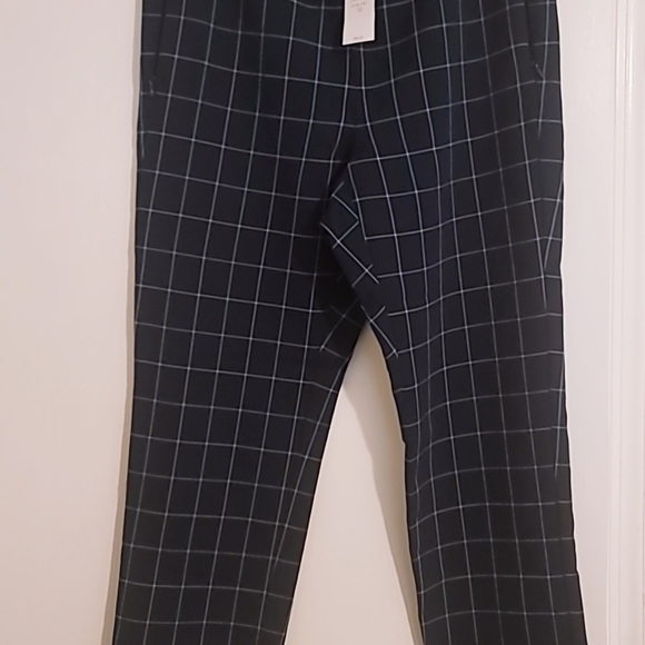 J Jill Essential Cotton Strench Pants Navy - Picture 4 of 7